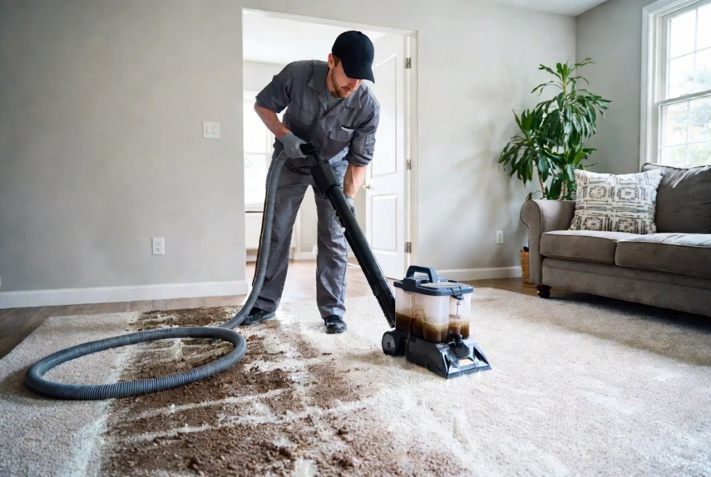 Carpet Cleaning professionals using QuoteMe